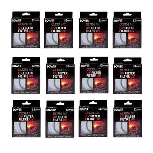 52 mm Ultra Multi Coated UV Camera Lens Filters Lot of 12